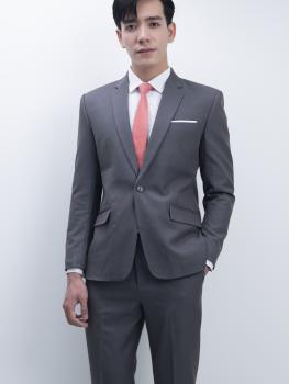 Bộ Suit Xám Khói Modern Fit TGS201